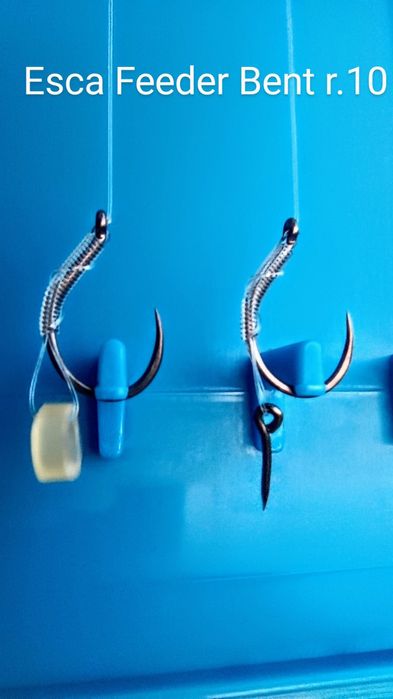 Przypony method feeder na haczykach Esca Feeder BENT r.10;12;14, 10szt