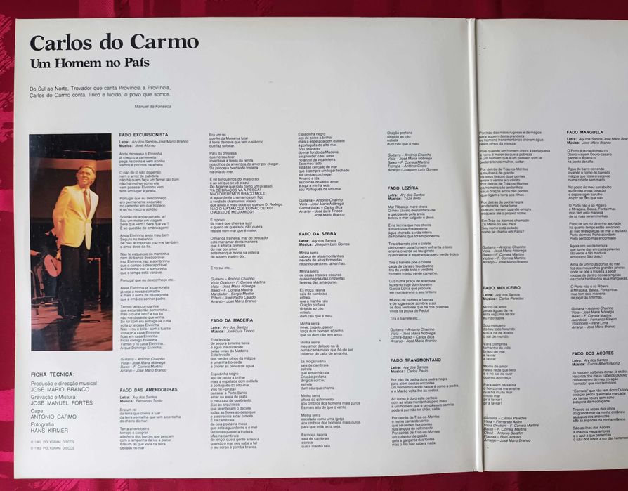 Carlos DO CARMO - LP