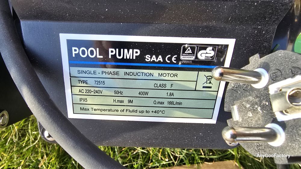 Filter basenu pompą