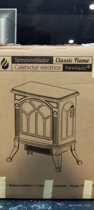 Lareira Elétrica Clássic Flame