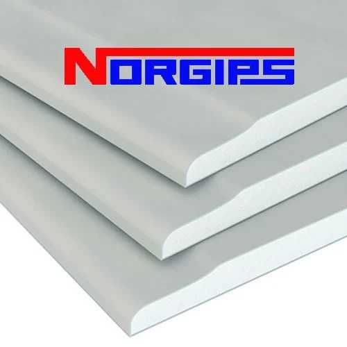 Гіпсокартон  Вологостійкий NORGIPS 12,5 9.5 Польща + Доставка
