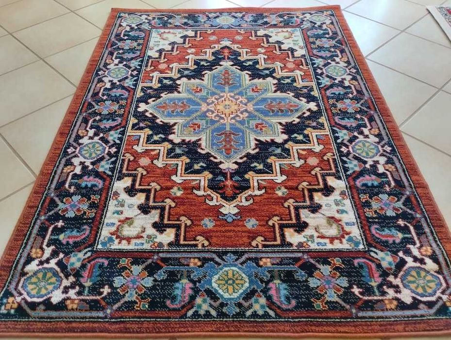 Tapete oriental novo - 100% lã natural