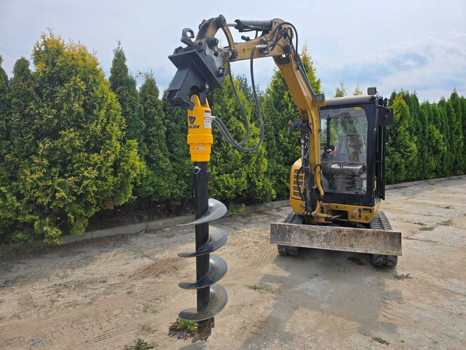 Wiertnica hydrauliczna do minikoparki KINGER ED MINI 0,8-2t GW 2 lata