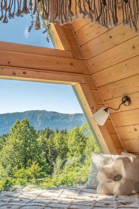 Urokliwy domek tiny house BALIA, WIDOK Babia Góra