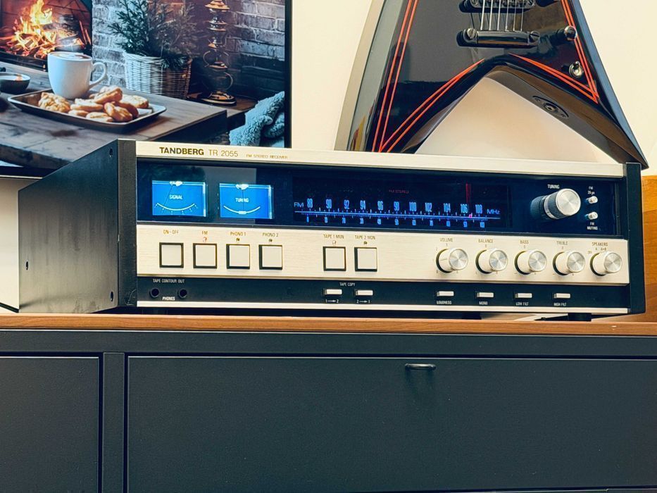 Tandberg TR-2055 — норвежский винтажный ресивер, FM-тюнер от флагмана TR-2075 ℹ️ 55 Вт, ручная сборка Осло, реставрирован в Германии | 9 из 10