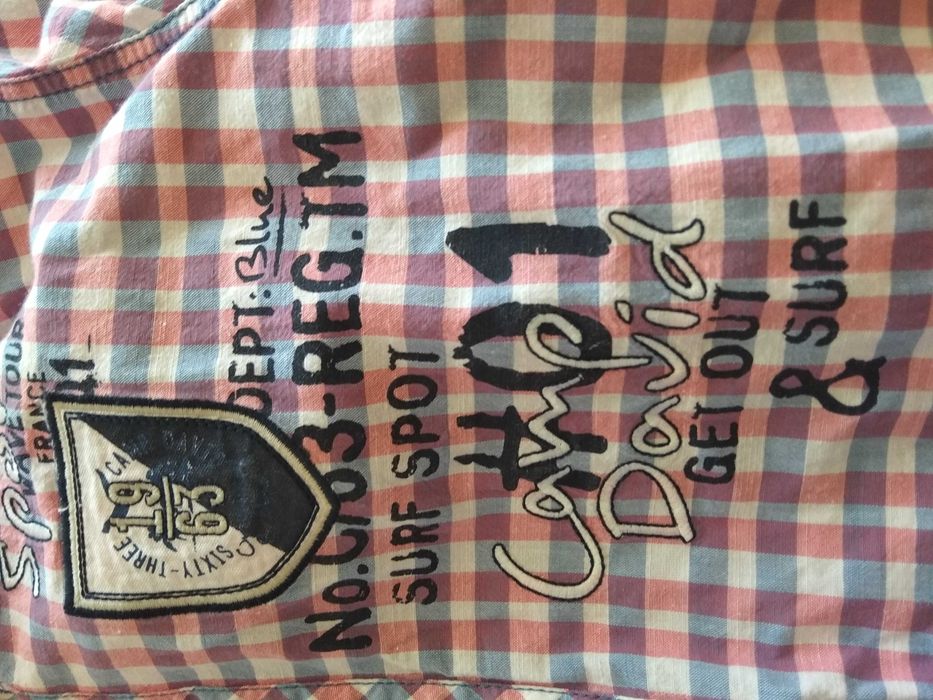 CAMP DAVID Męska koszula sportowa na lato Super stan L