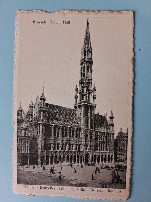 2 Livros de POSTAIS Bruxelas 1954 Albert Dohmen , ainda por recortar