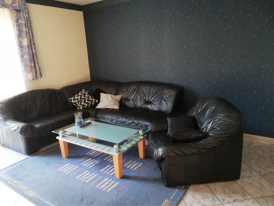 Sofa i Fotel z prawdziwej skóry na sprzedaż