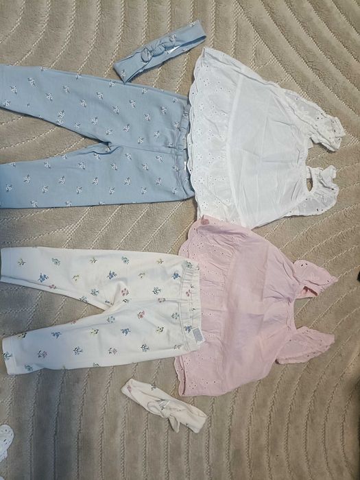 Ubranka letnie hm 74 dziewczynka