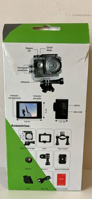 Camara de acao desporto