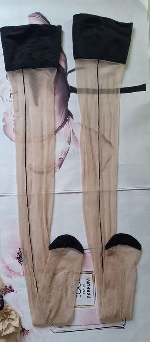 Фірмові вінтажні ретро панчохи чулки, колготки р s-