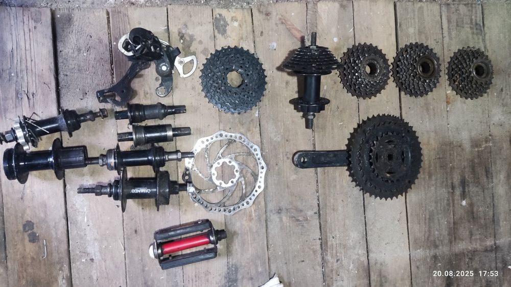 Запчастини б/у для велосипедистів