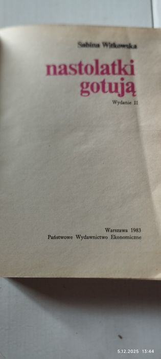 Nastolatki gotują - Sabina Witkowska .