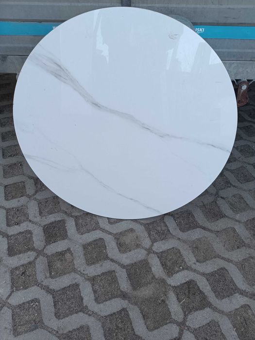 blat kwarcowy okrągły ceramiczny marmurowy kamień kamienny marmur