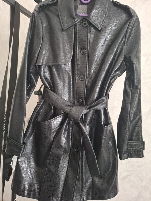 Тренч Primark , эко кожа под рептилию