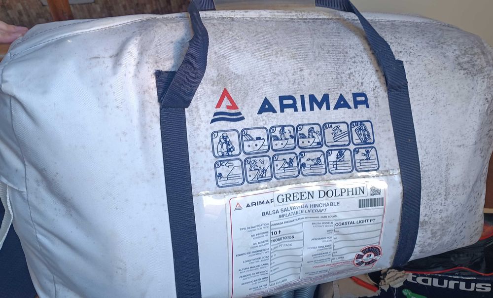 Basla Salva-vidas Autoinsuflável Coastal Light 10 pessoas