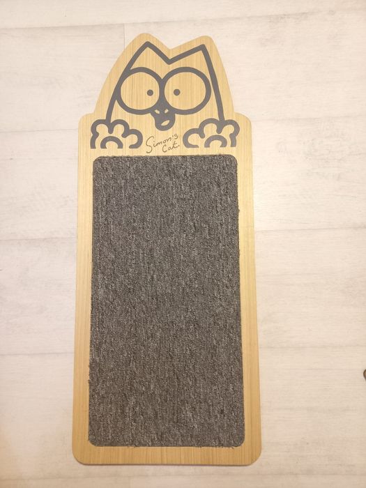 Drapak Simon's Cat dla kota pionowy solidny drewniany szary duży