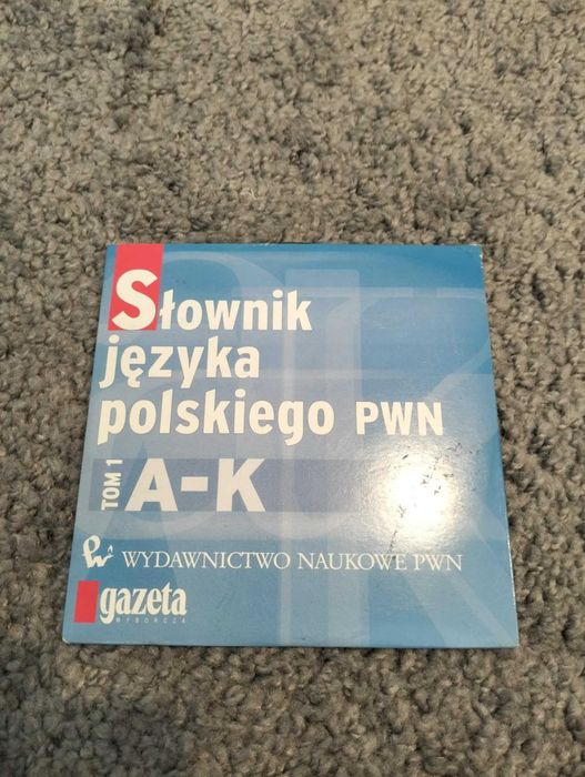 Słownik języka polskiego PWN Tom 1 A-K płyta