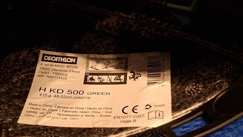 Kask dziecięcy wedze 48-52 +  gogle