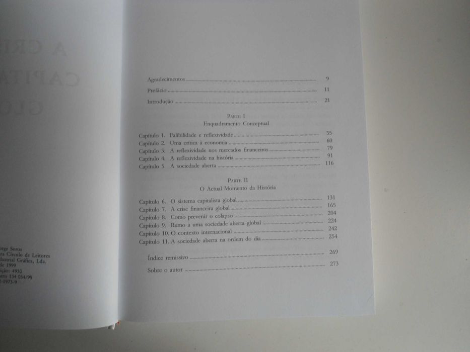 A Crise do capitalismo Global por George Soros