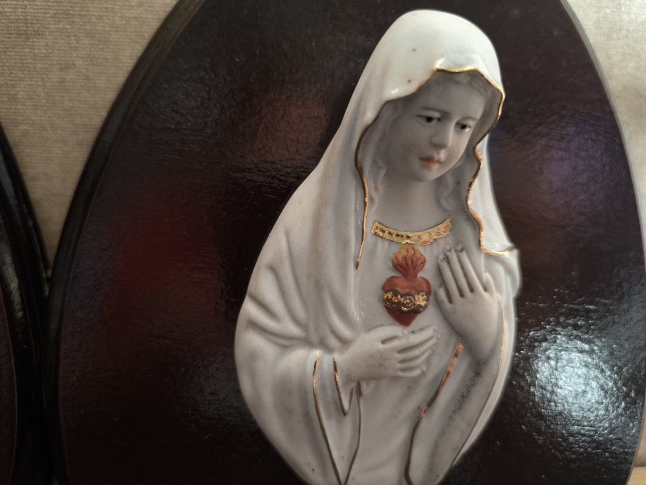 Quadros Sagrado Coração Jesus e Maria