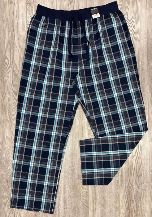 George XXL Хлопковые Мужские клетчатые пижамные штаны xxl пижама 2xl