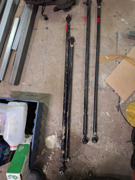 Drążek Suzuki Samurai (między kołami) nowe końcowki