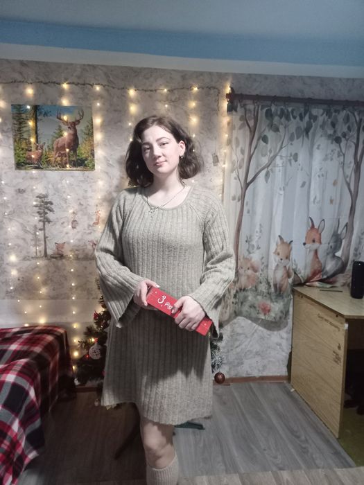 Тепла сукня светер