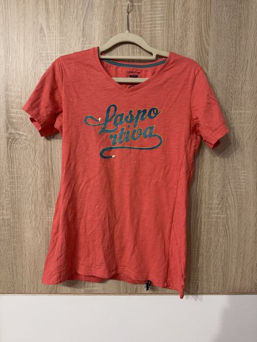 Koszulka La sportiva M koralowa damska w serek tshirt
