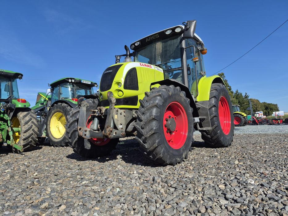 Claas Ares 557 ATX 104 KM John Deere Quadrishift 4x4 Klimatyzacja Rewers WOM 540 1000 TUZ Sprowadzony Francja Dokumenty Leasing Transport Tur możliwy