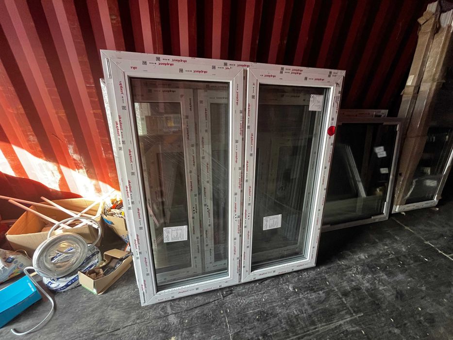 Okno Aluplast 146 x 161 nowe białe 3-szybowe