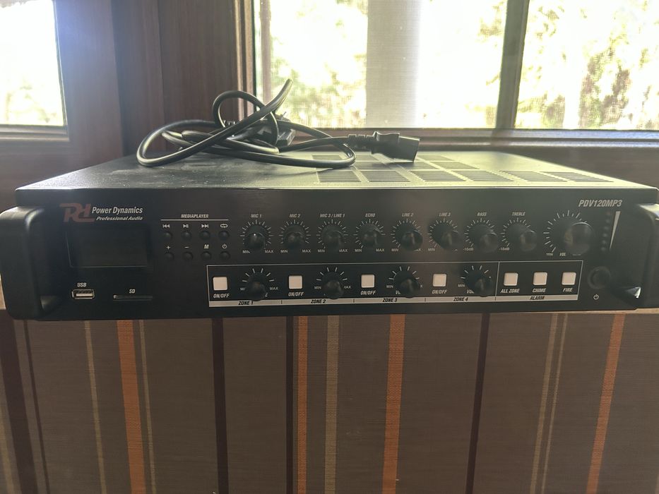 Wzmacniacz rh power dynamics 100v PDV120mp3 usb bluetooth mp3
