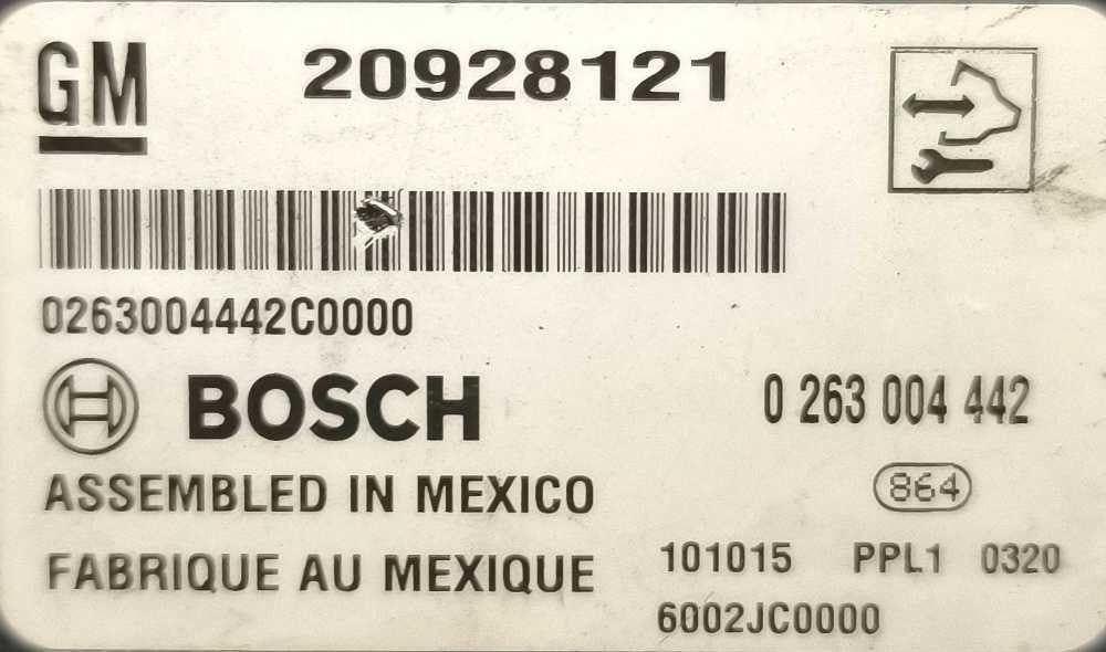 Centralina Sensores Estacionamento 20928121 - OPEL INSIGNIA A