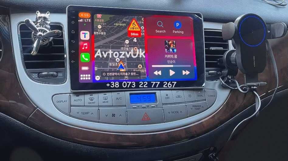 Магнитола VELOSTER Hyundai SPORT GENESIS COUPE GPS CarPlay Android 16