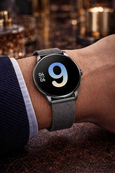 Relógio Inteligente com Chamadas, Câmara para Android e iPhone