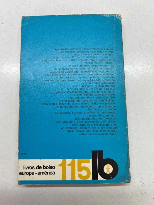 Livro - Orgulho e Preconceito (ctt editorial grátis)