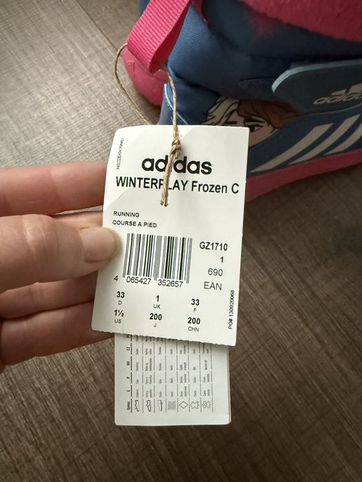 Сапоги ботинки adidas Winterplay Дісней Ельза