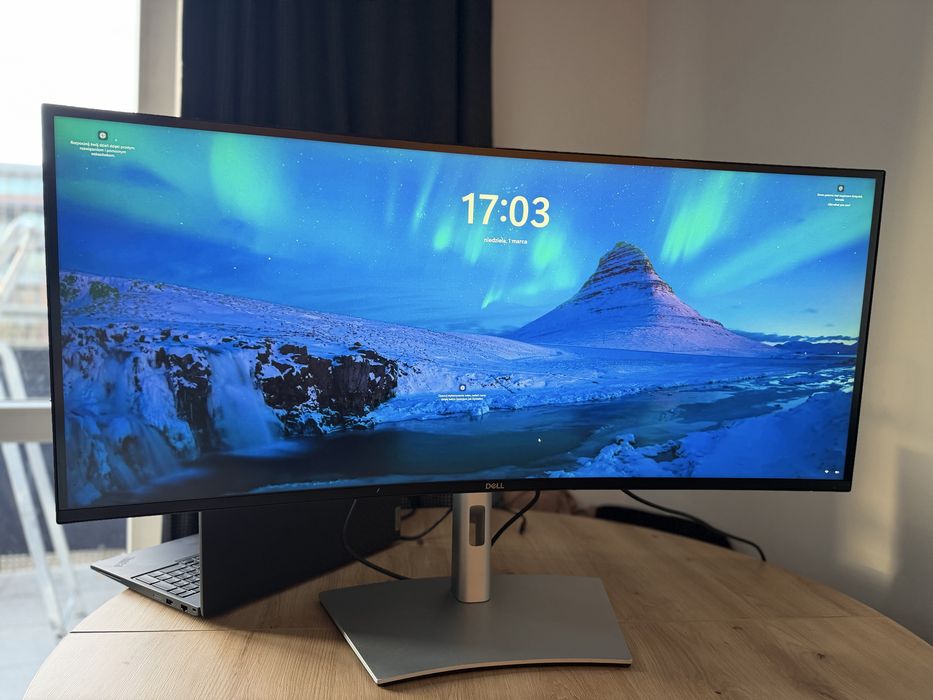 Dell UltraSharp U3821DW — 38” zakrzywiony, 3840x1600, USB-C Hub