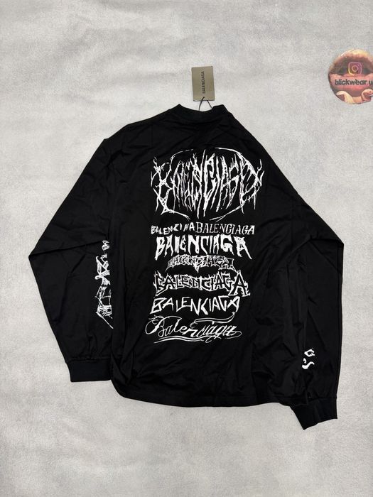 лонгслив Balenciaga hard metal logo S m l vetements rick owens