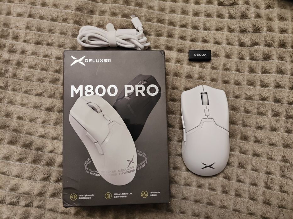 Ігрова миша Delux M800 Pro, Б/У, не користувалися,  в ідеальному стані
