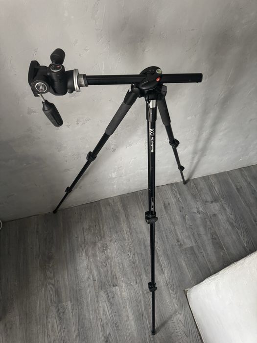 Штатив Manfrotto 190XPROL (алюміній) + 3D голівка 804RC2
