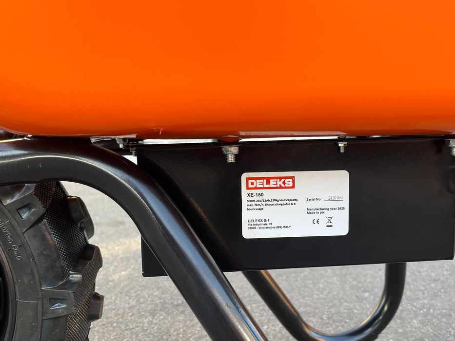 Carro de mão elétrico XE150 – 24V – 150 kg – Frete grátis+IVA INCLUSA