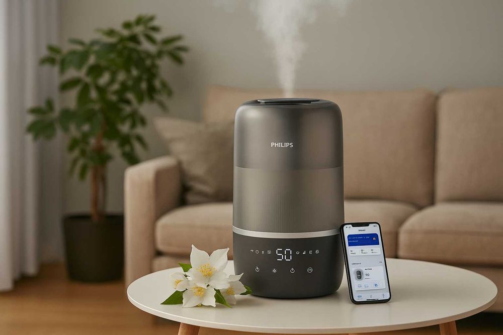 Ultradźwiękowy Nawilżacz Powietrza Philips Aromaterapia - WYPRZEDAŻ