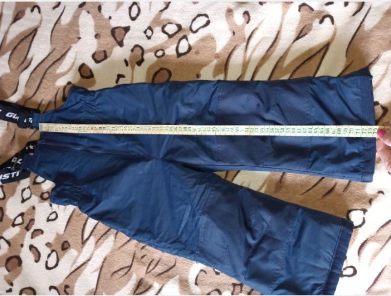 Зимовий костюм комплект Gusti КУРТКА  і ПОЛУ КОМБІНЕЗОН на 3-4 р