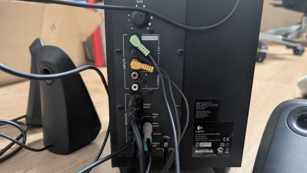 Колонки 5.1 Logitech z506. Акустика для комп'ютера, домашній кінотеатр