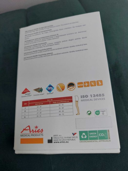 Pończochy pooperacyhne uciskowe