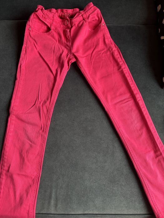 Spodnie dziewczece 146/152 2 szt