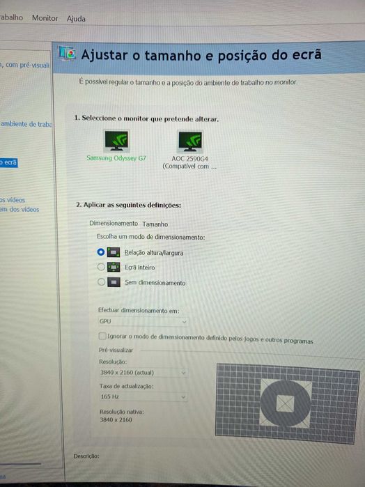 Monitor Samsung Odyssey Neo G7 4k 165Hz