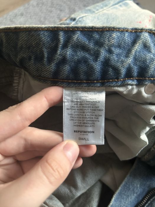 Reputation studios flared jeans