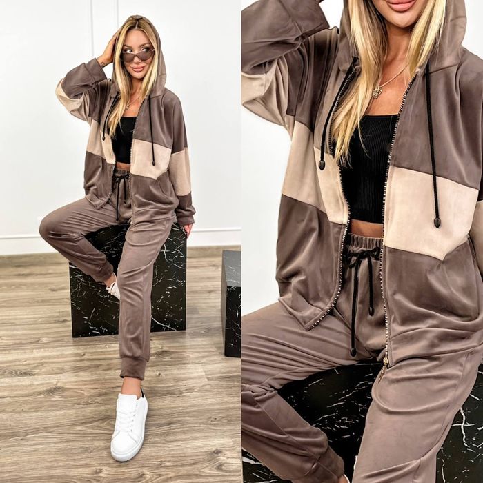 Жіночий велюровий костюм гарної якості